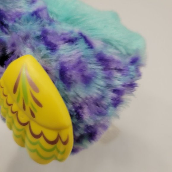 Hatchimals Spinmaster Blue Yellow Purple Bird Eye Light Up Interactive Sound - Picture 12 of 15